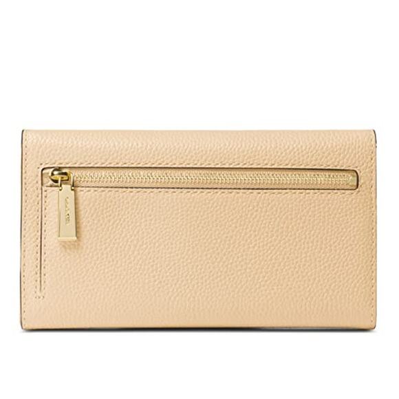 Michael Kors Jet Set Charm Large Trifold Wallet - Buttermilk
